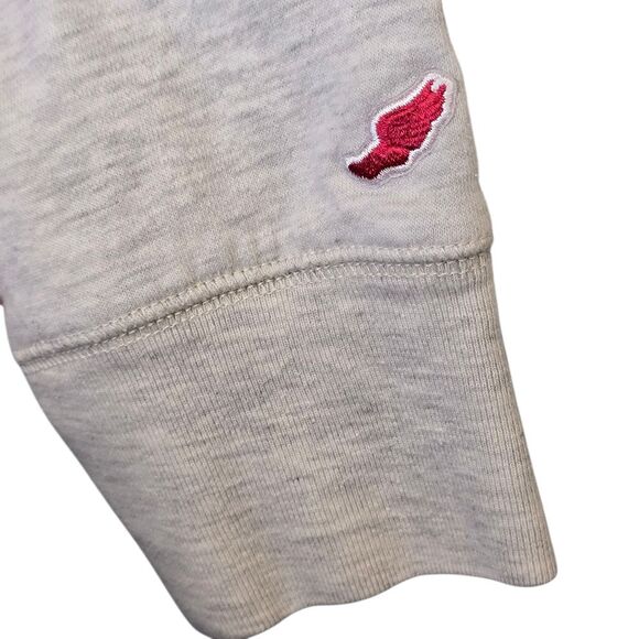 League Women's L Avalon Oatmeal Grey Crewneck Pullover Long Sleeve Sweater - Picture 7 of 14